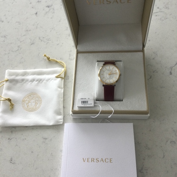 Versace V-Circle Medusa Gold Women’s Watch